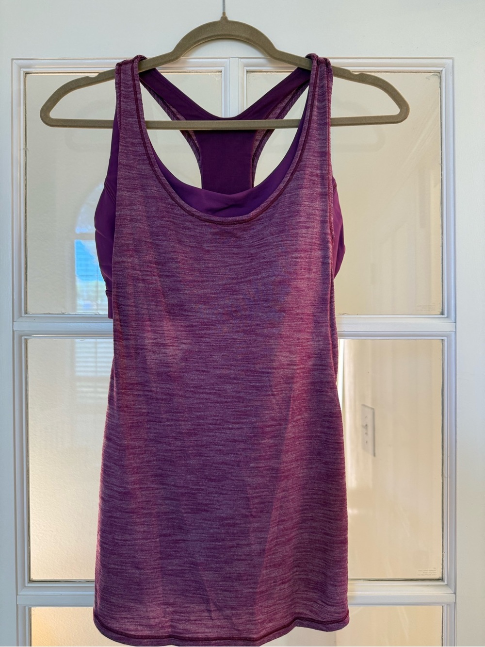 lululemon athletica Purple Space-Dyed Racerback Tank